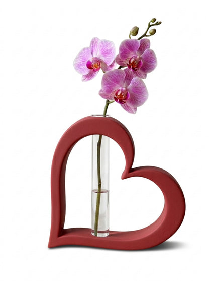 Heart Shape Bud Vase