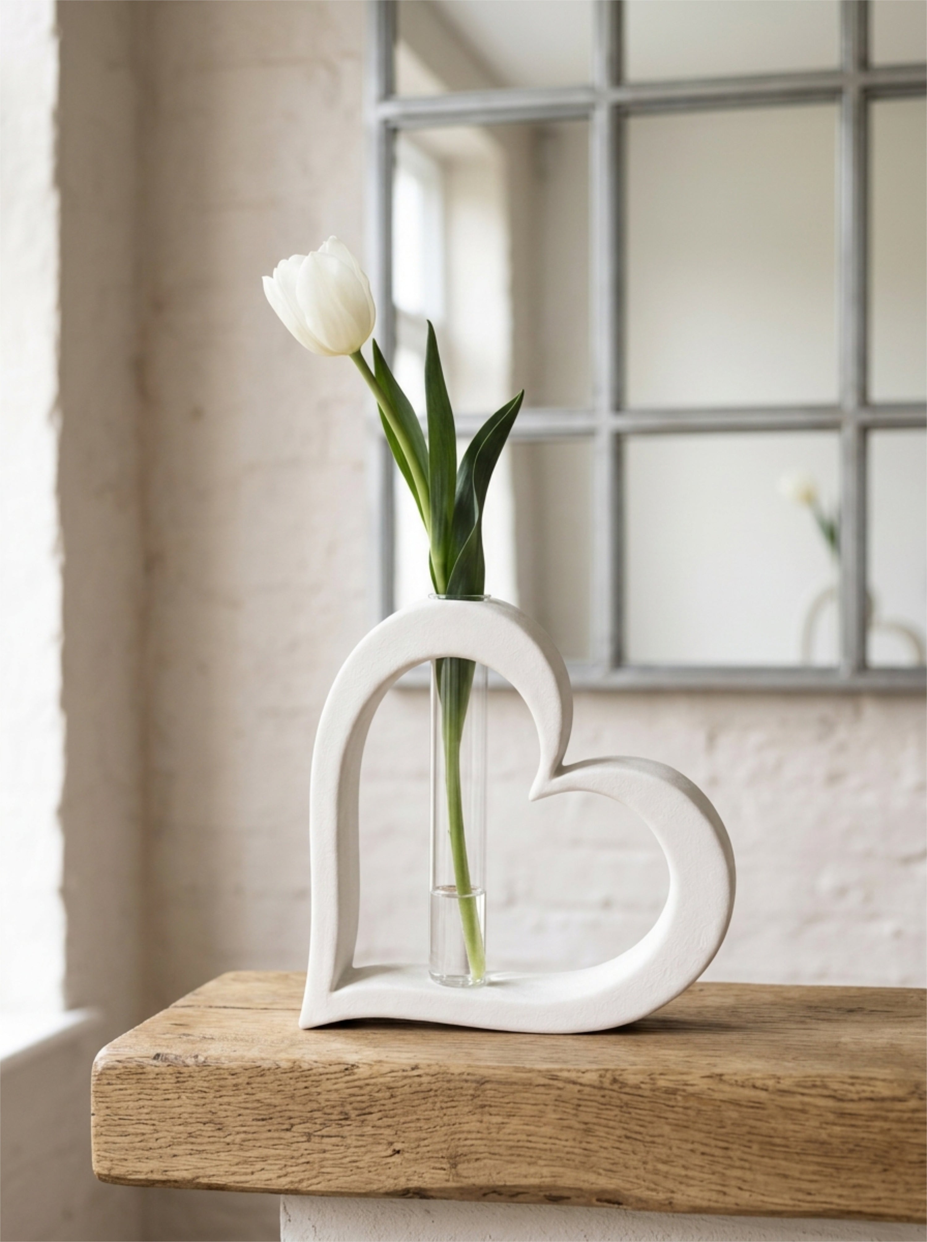 Heart Shape Bud Vase