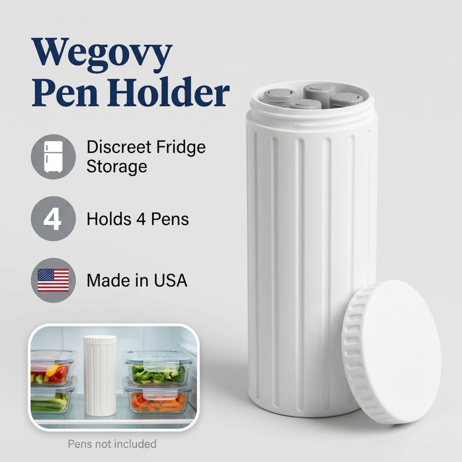 GLP1 Pen Holder, Made in USA