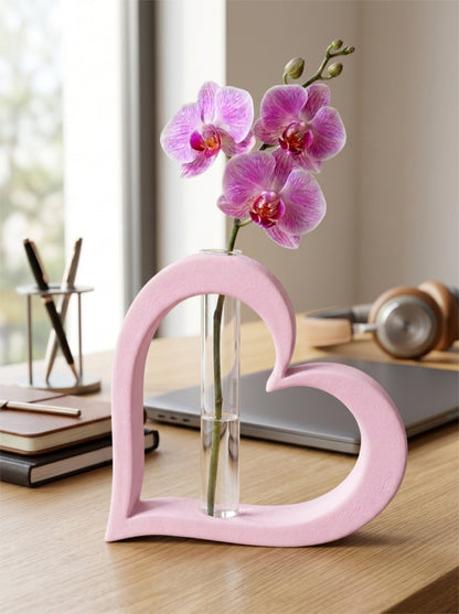 Heart Shape Bud Vase