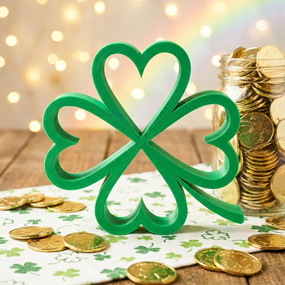 Shamrock and clover shelf sitter set – St. Patrick&