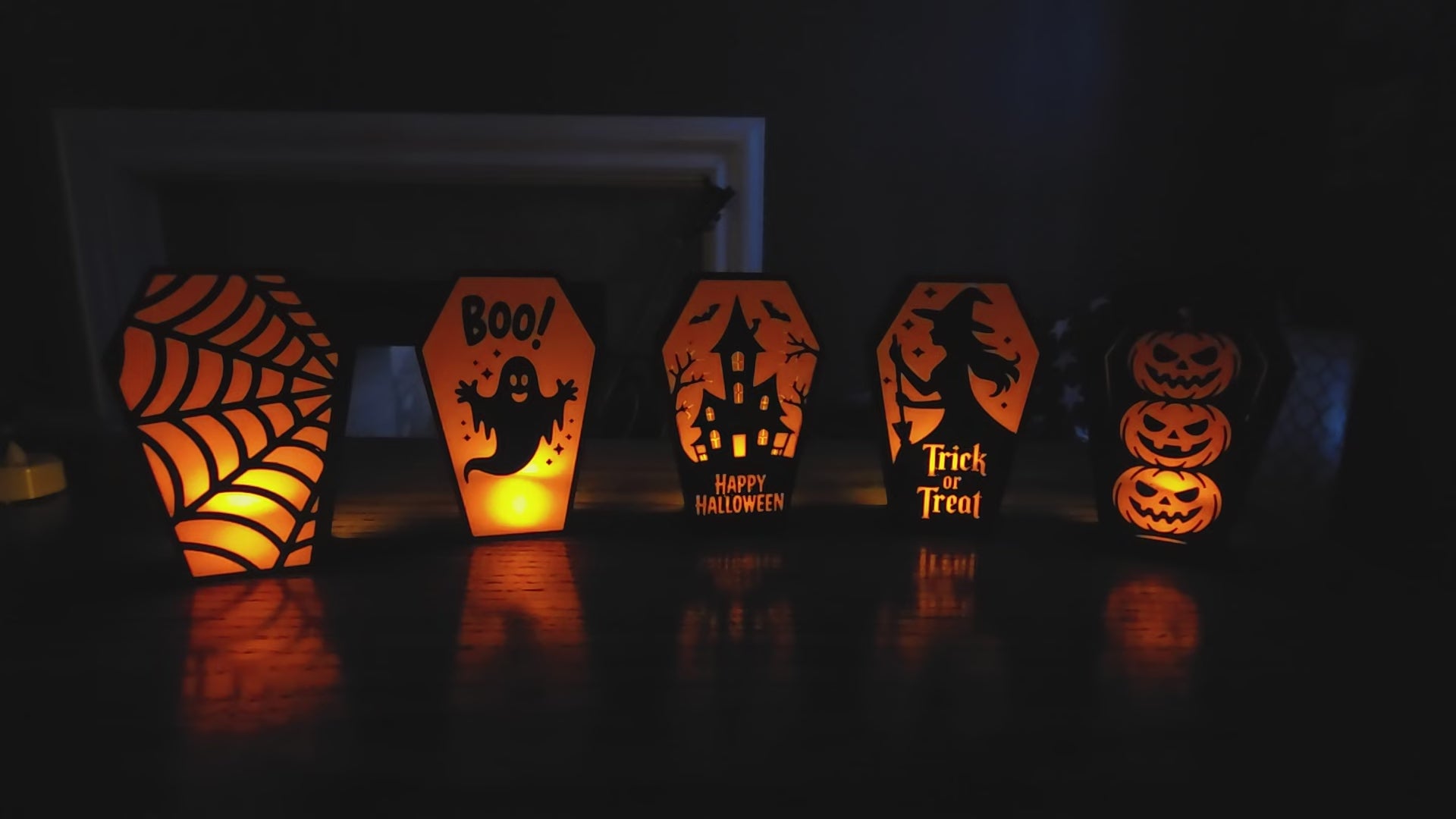 Gothic Coffin Tea Light Holder 1