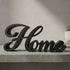 Home Sign, Made in USA, Freestanding Home Decor Sign for Shelf or Wall, Farmhouse Home Decor, New Home Gift, Entryway Decor, Large or Small, Black or White