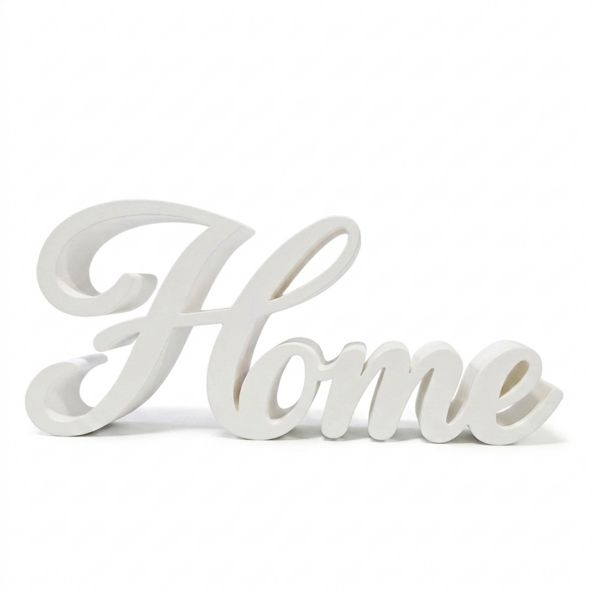Home Sign, Made in USA, Freestanding Home Decor Sign for Shelf or Wall, Farmhouse Home Decor, New Home Gift, Entryway Decor, Large or Small, Black or White